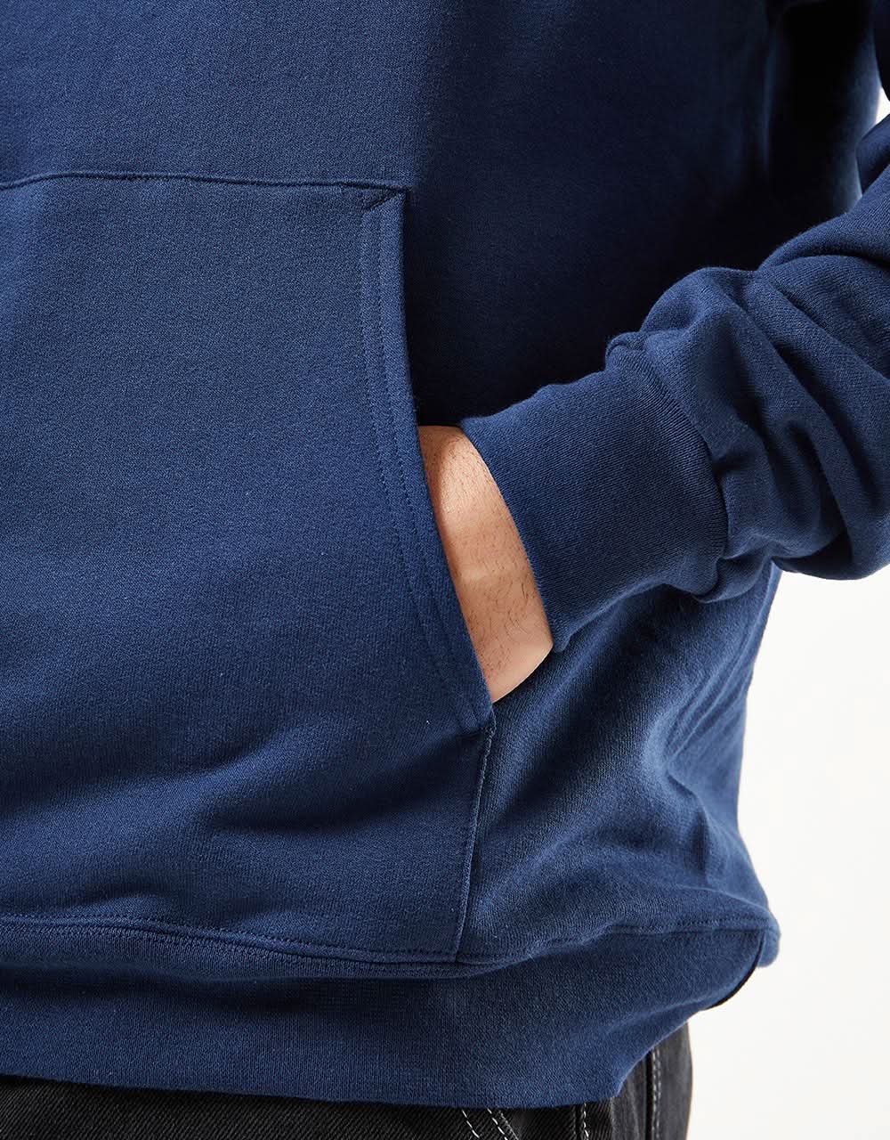 Sudadera "Flame Logo Navy Hoodie"