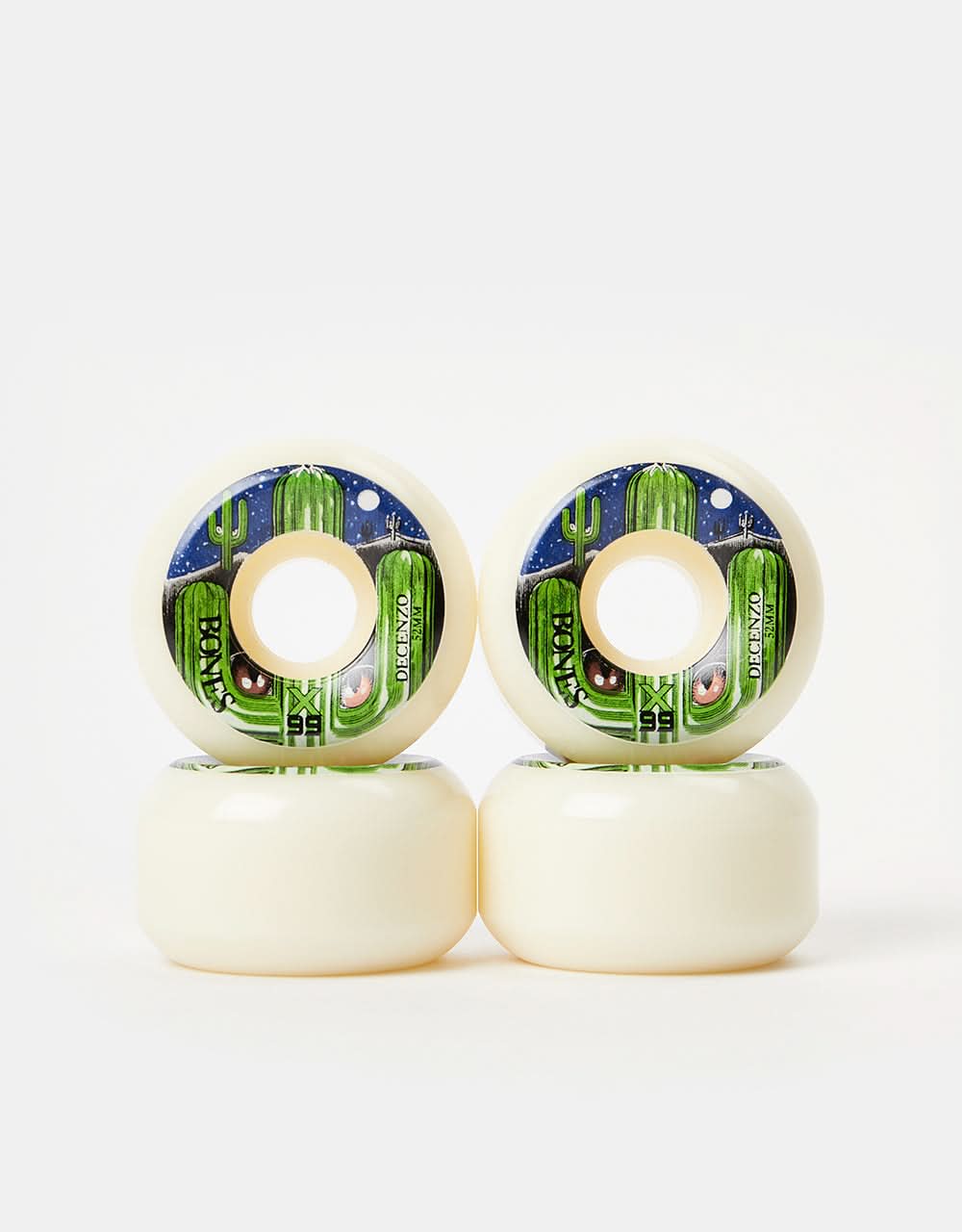 Llantas "Decenzo Cat Eye Cacti 52mm V5 Sidecut X-Formula 99A 4PK"