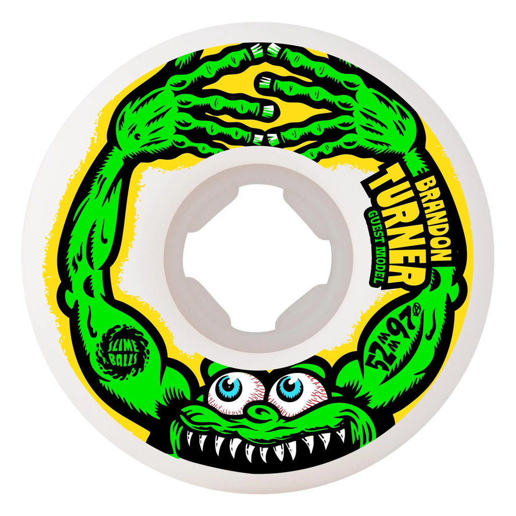 Llantas "52mm Brandon Turner Chubbies 97a Slime Balls Skateboard Wheels"