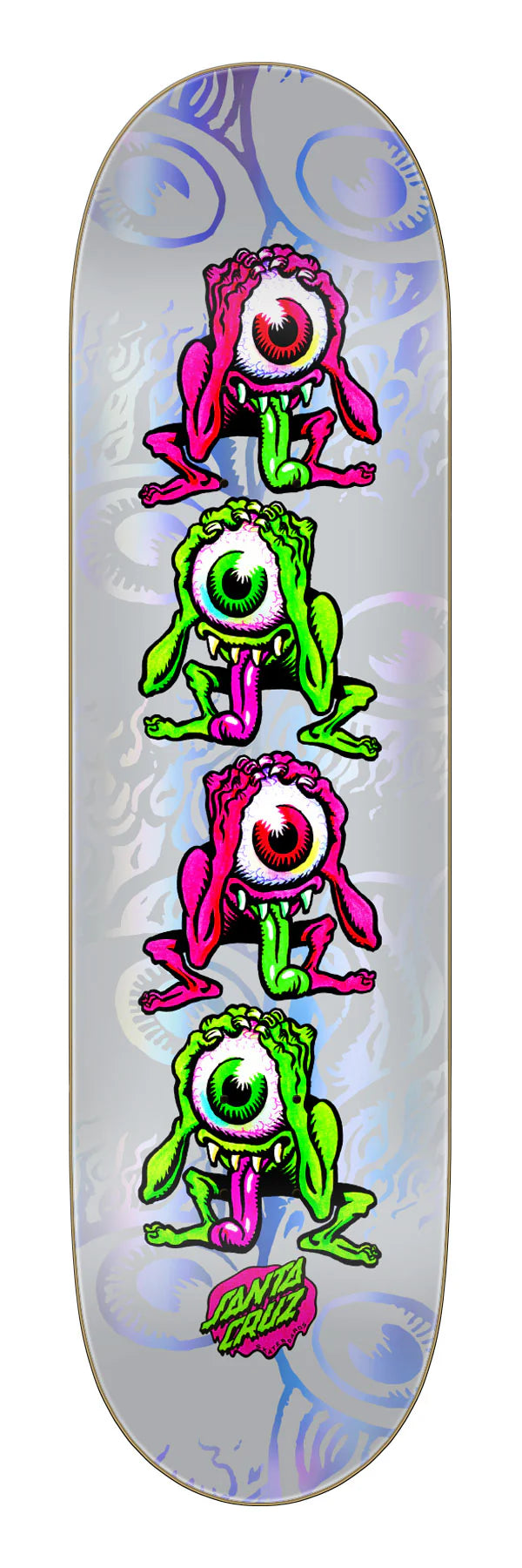 Tabla " Eyegore Prismatic FeelBase 8.00in x 30.50in Santa Cruz Decks"