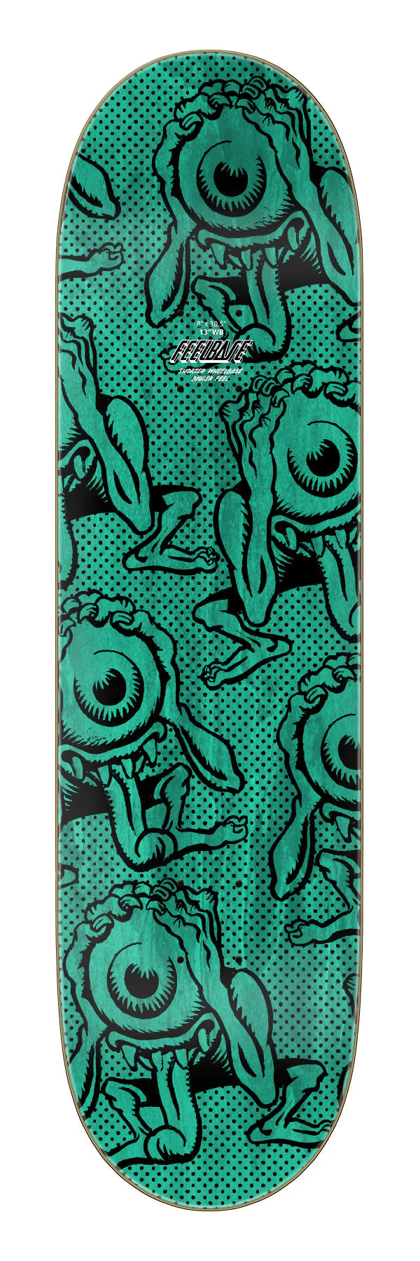 Tabla " Eyegore Prismatic FeelBase 8.00in x 30.50in Santa Cruz Decks"