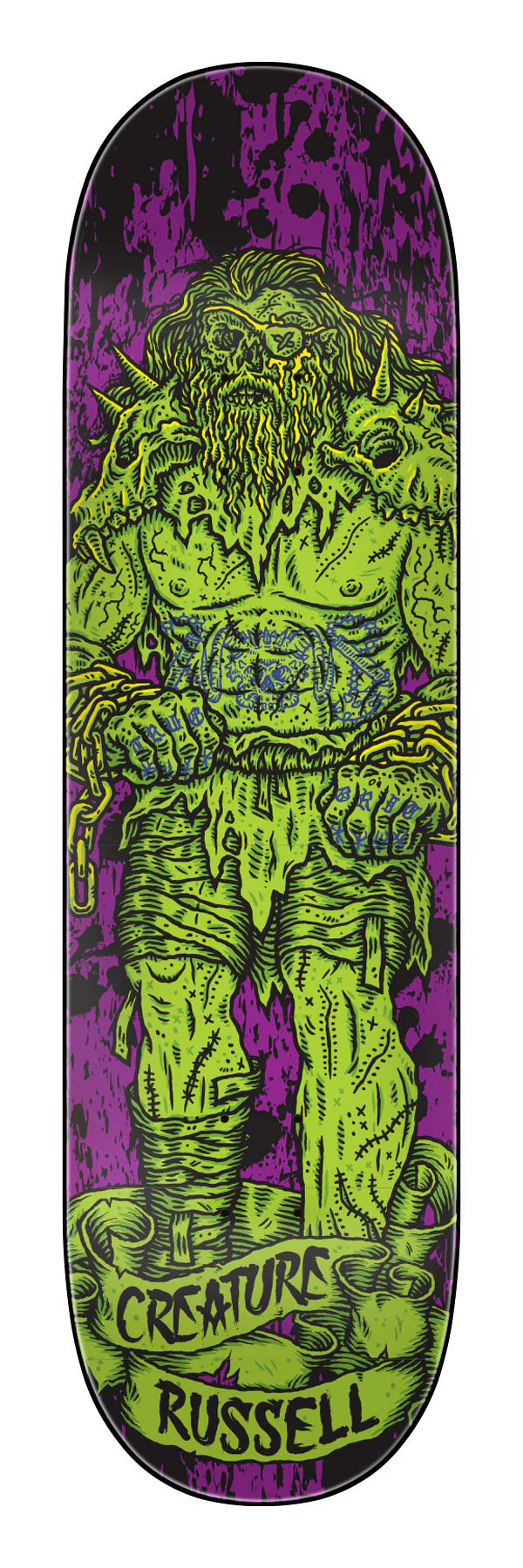 Tabla " Russell Vikings of Hesh Law XX Pro 8.75in x 32.15in Creature Decks"
