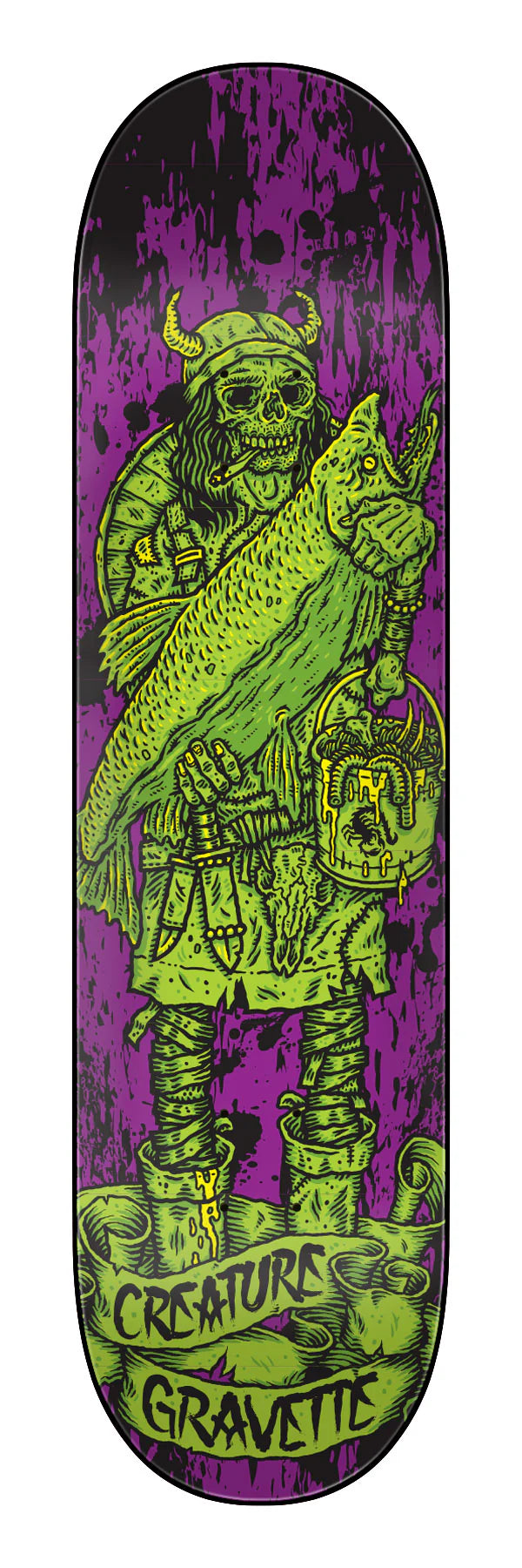 Tablas "Gravette Vikings of Hesh Law XX Pro 8.3in x 32.2in Creature Decks"
