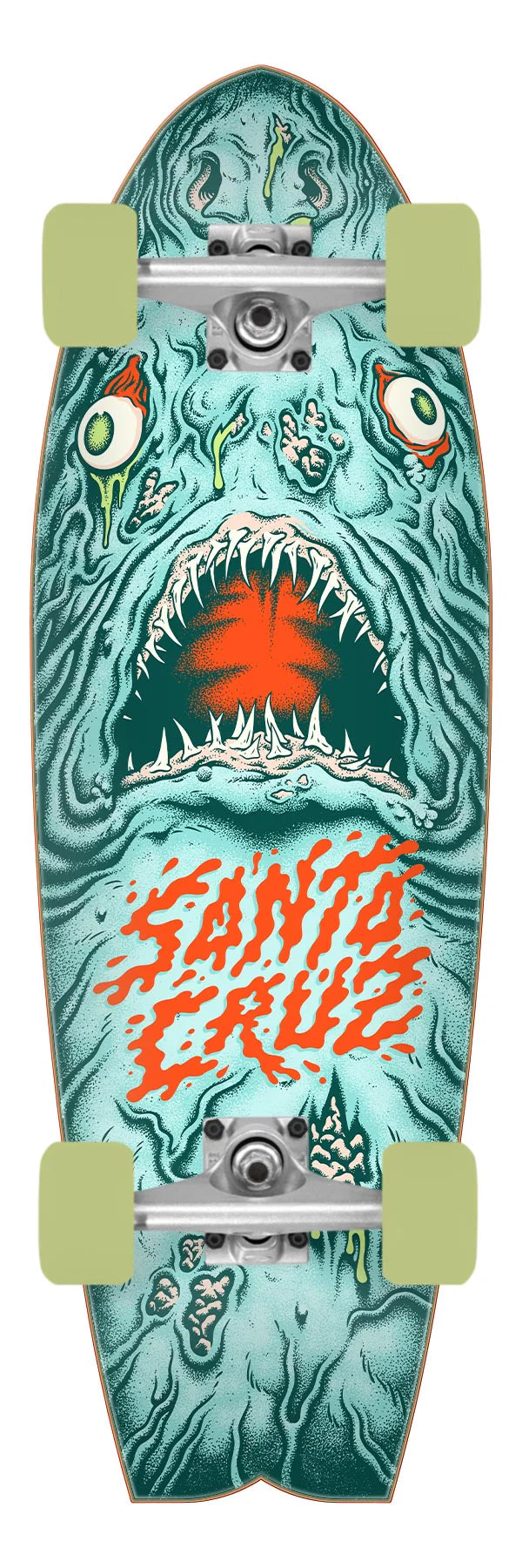 Tabla "Dead Shark 8.81in x 27.69in Shark Cruzer Santa Cruz"