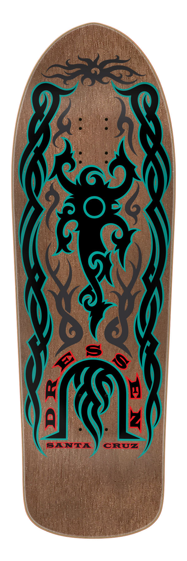 tabla Dressen Tribal Reissue Santa Cruz Skateboard 9.9in
