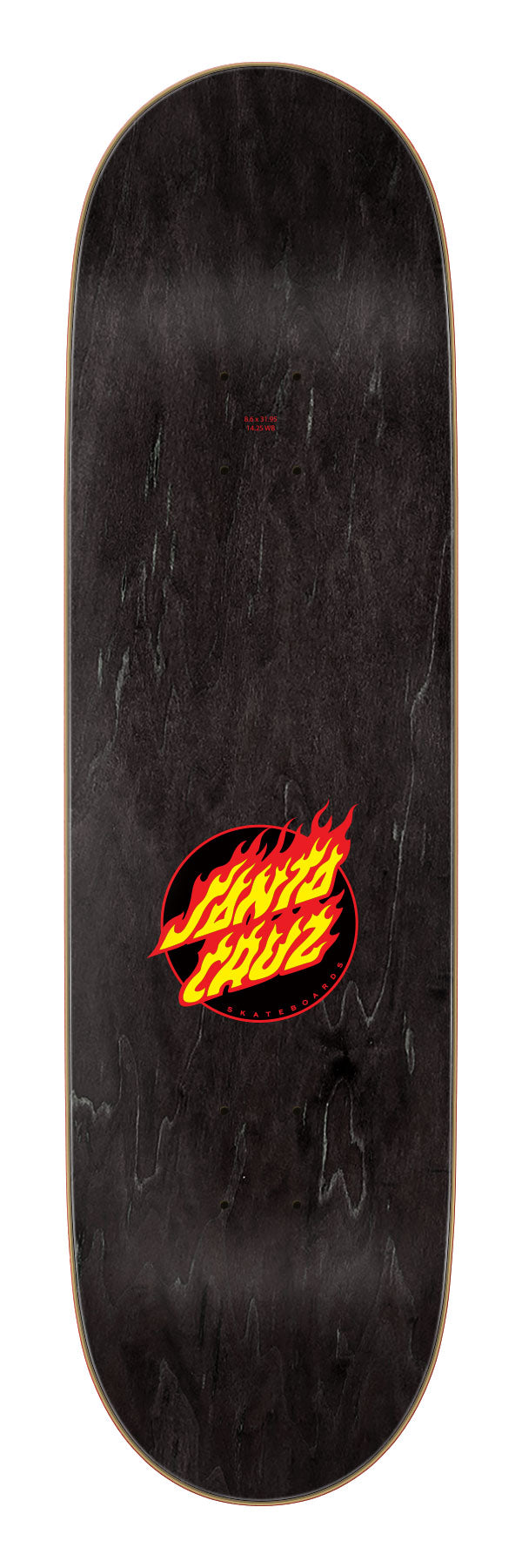 Tabla 8.6in Flame Dot Santa Cruz