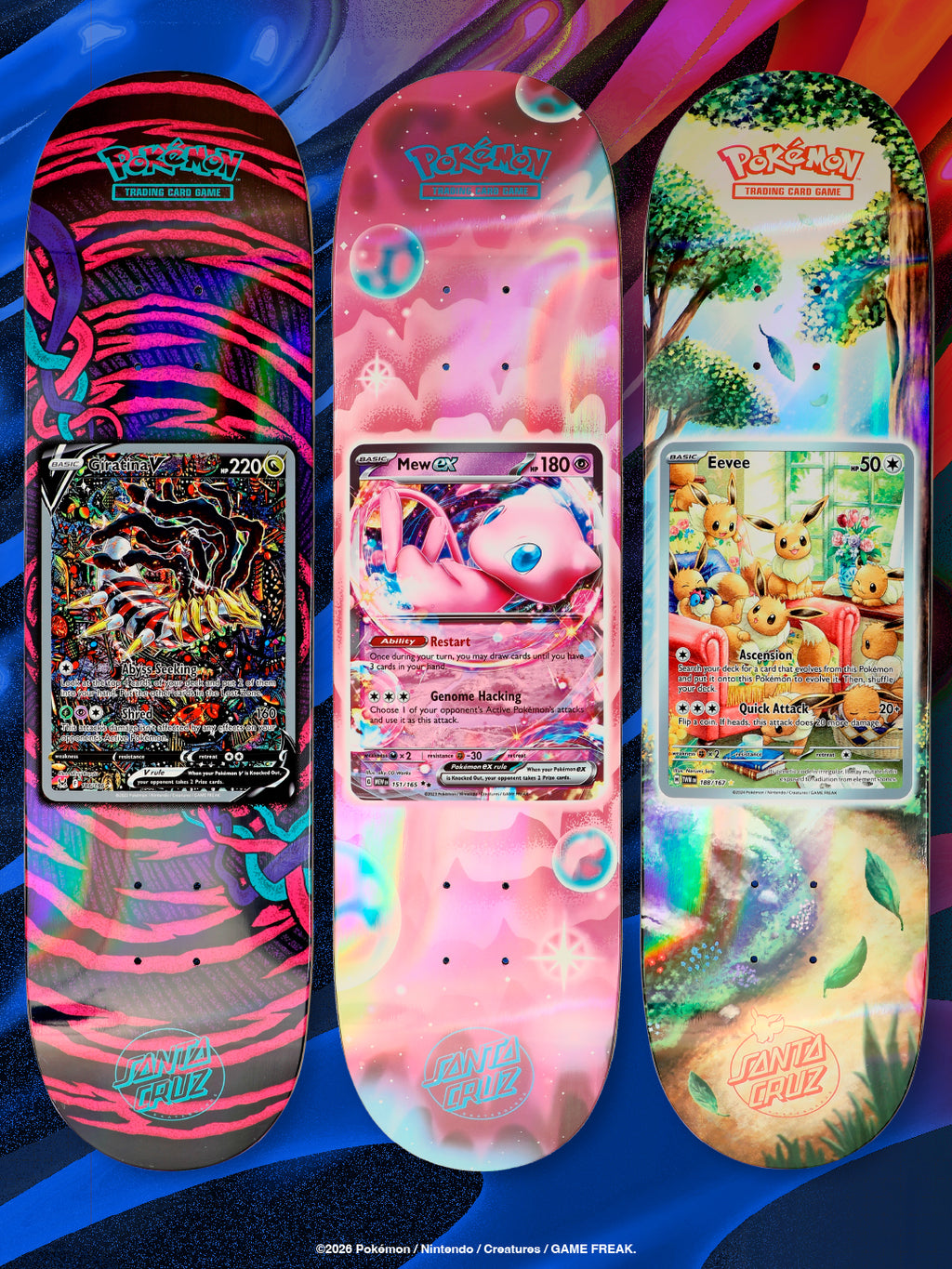 Tablas Pokémon TCG Blind Bag 8.0in x 31.6in Santa Cruz Decks