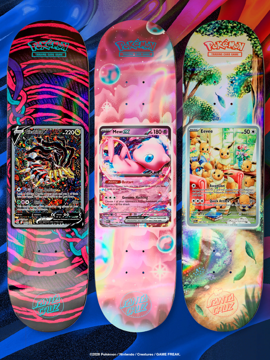Tablas Pokémon TCG Blind Bag 8.0in x 31.6in Santa Cruz Decks