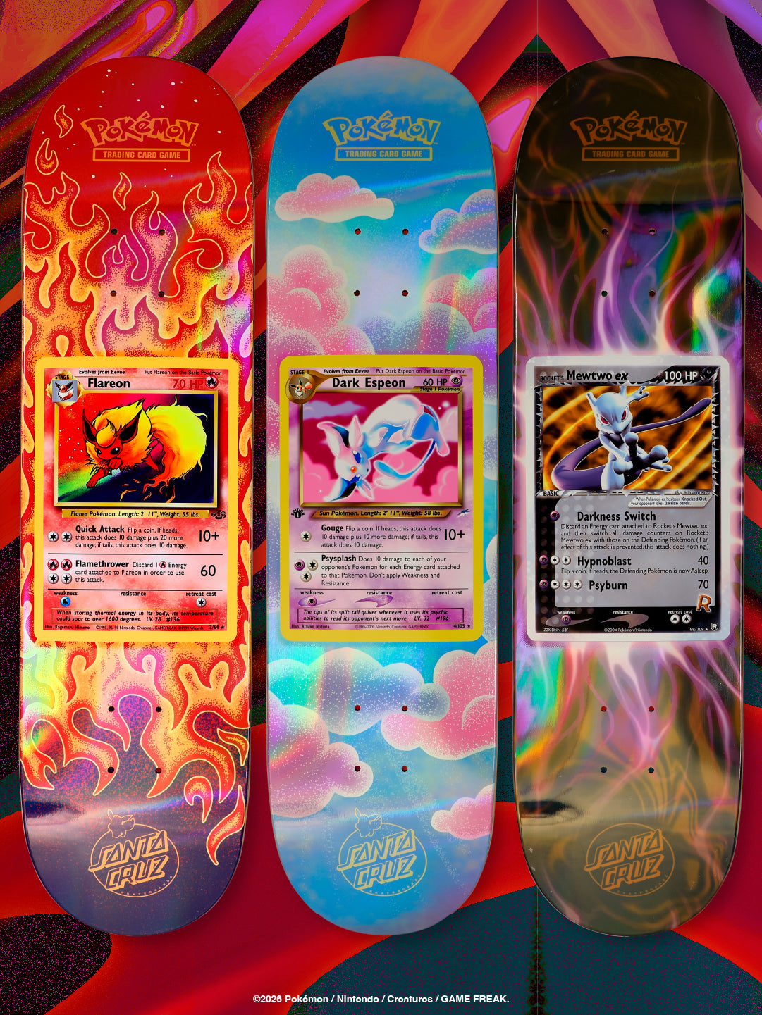 Tablas Pokémon TCG Blind Bag 8.0in x 31.6in Santa Cruz Decks
