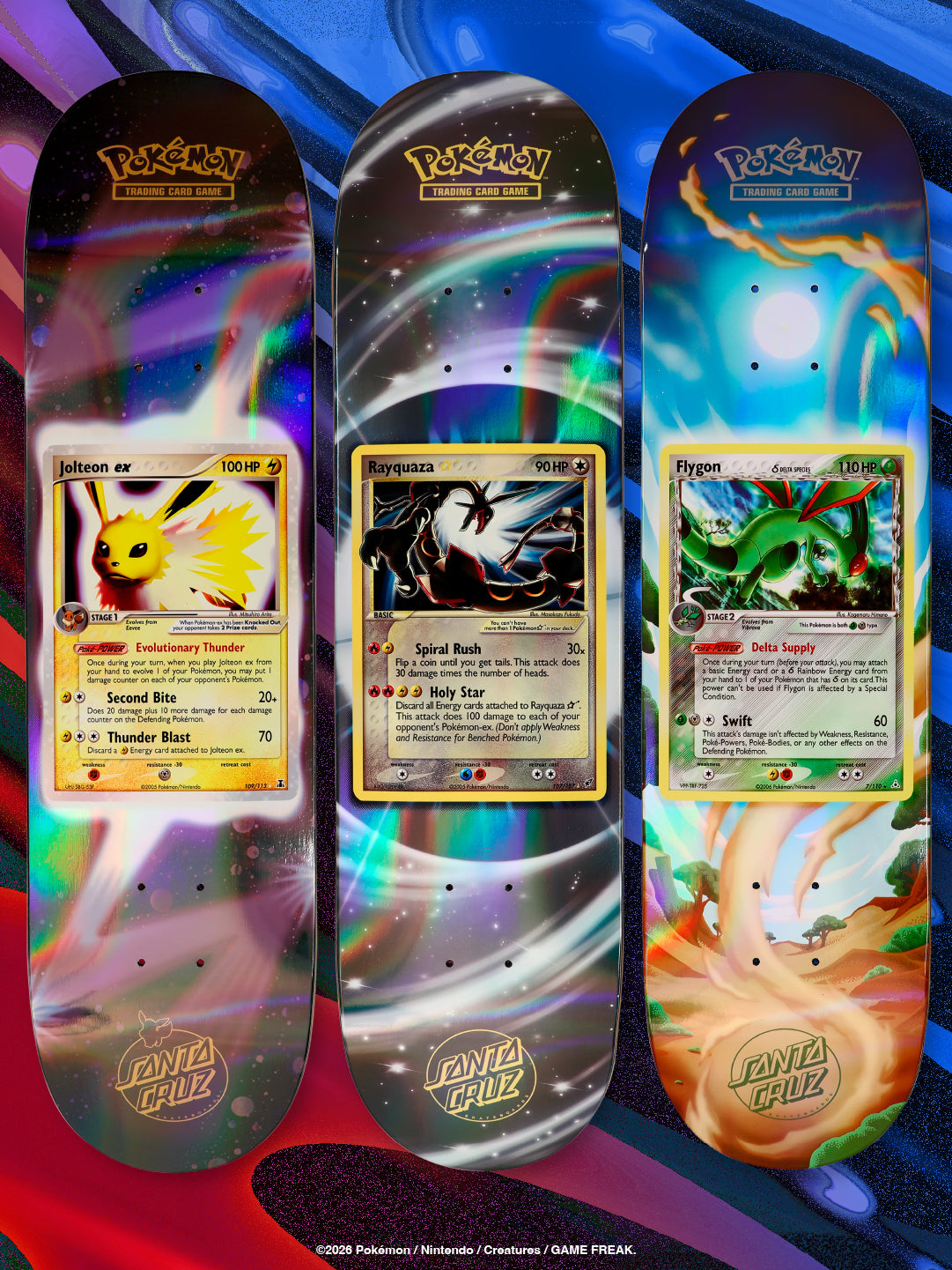 Tablas Pokémon TCG Blind Bag 8.0in x 31.6in Santa Cruz Decks