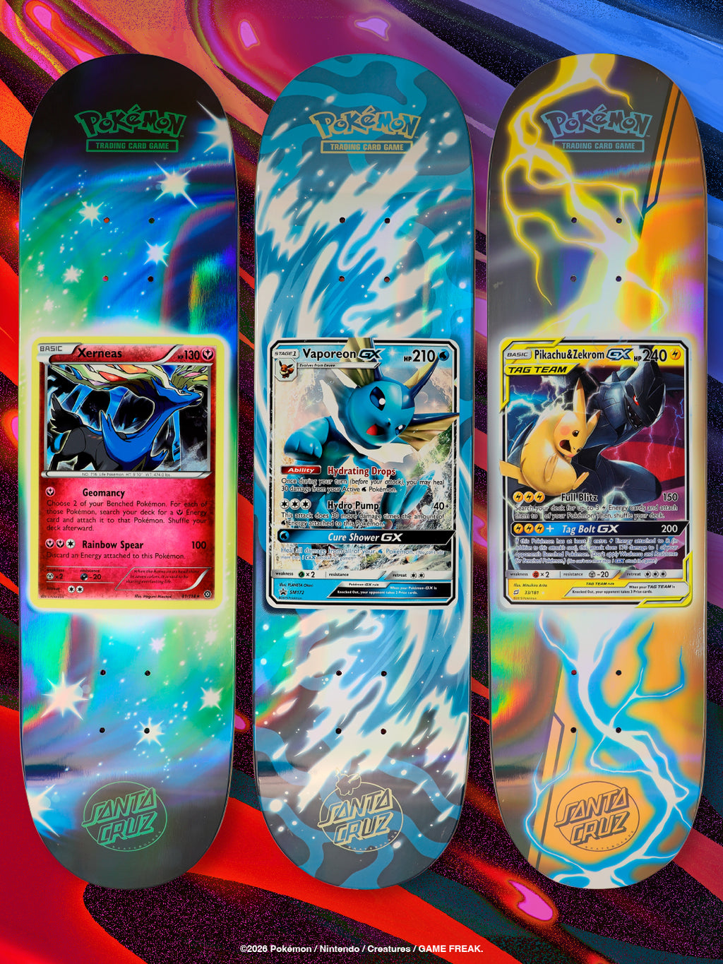Tablas Pokémon TCG Blind Bag 8.0in x 31.6in Santa Cruz Decks
