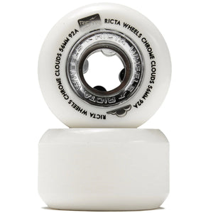 Llantas "56mm Chrome Clouds Black 92a Ricta  Wheels"