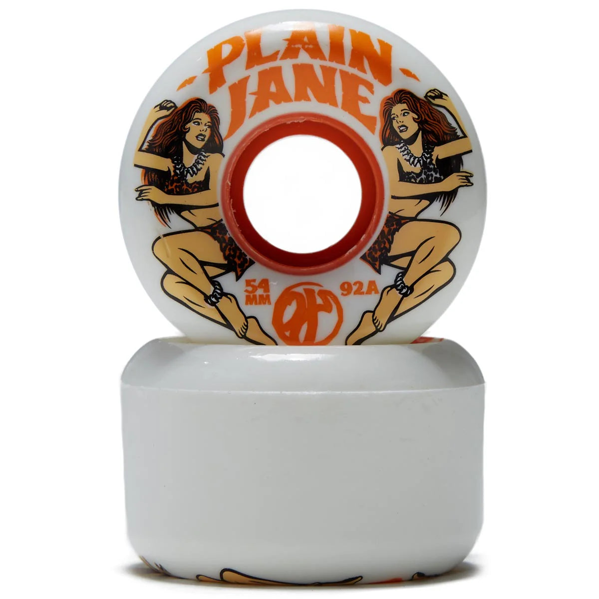 Llantas "54mm Plain Jane Jungle Keyframe White 92a OJ Wheels"