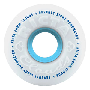 Llantas "54mm Clouds White 78a Ricta Wheels"
