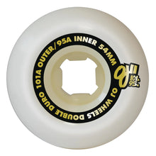 Llantas "54mm Double Duro White Chubbies 101a/95a OJ Wheels"