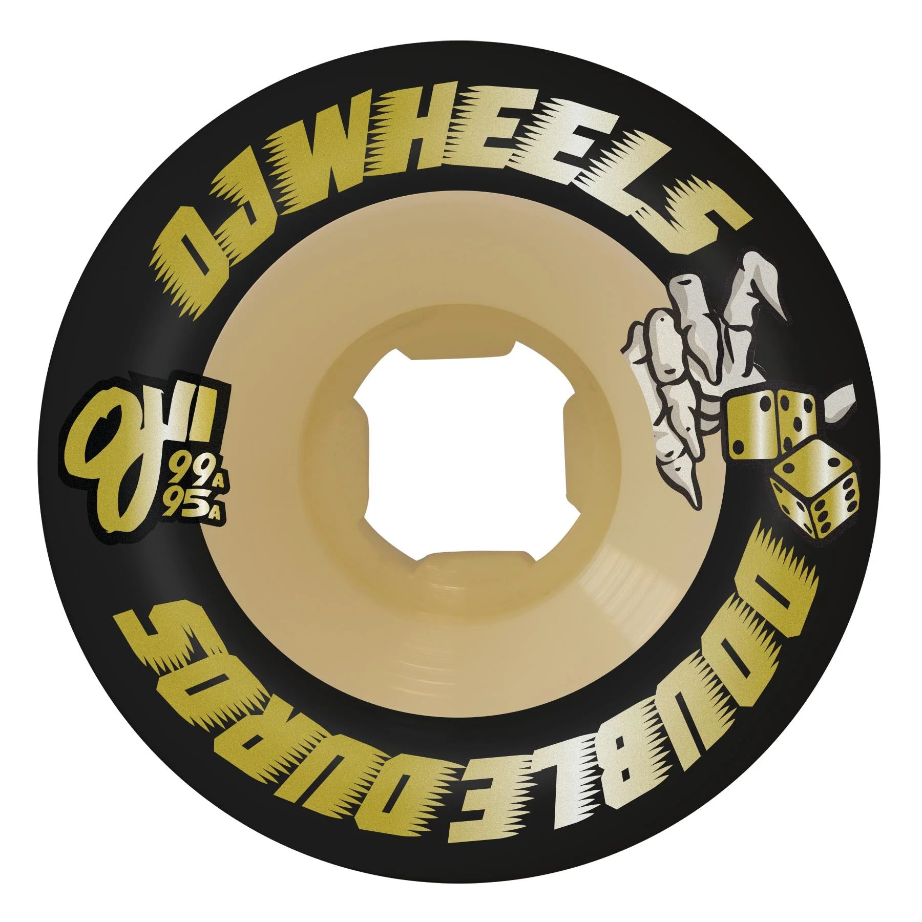 Llantas "58mm Double Duro Black Gum Mini Combo 99a/95a OJ Wheels"