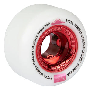 Llantas "54mm Chrome Clouds Red 86a Ricta Wheels"