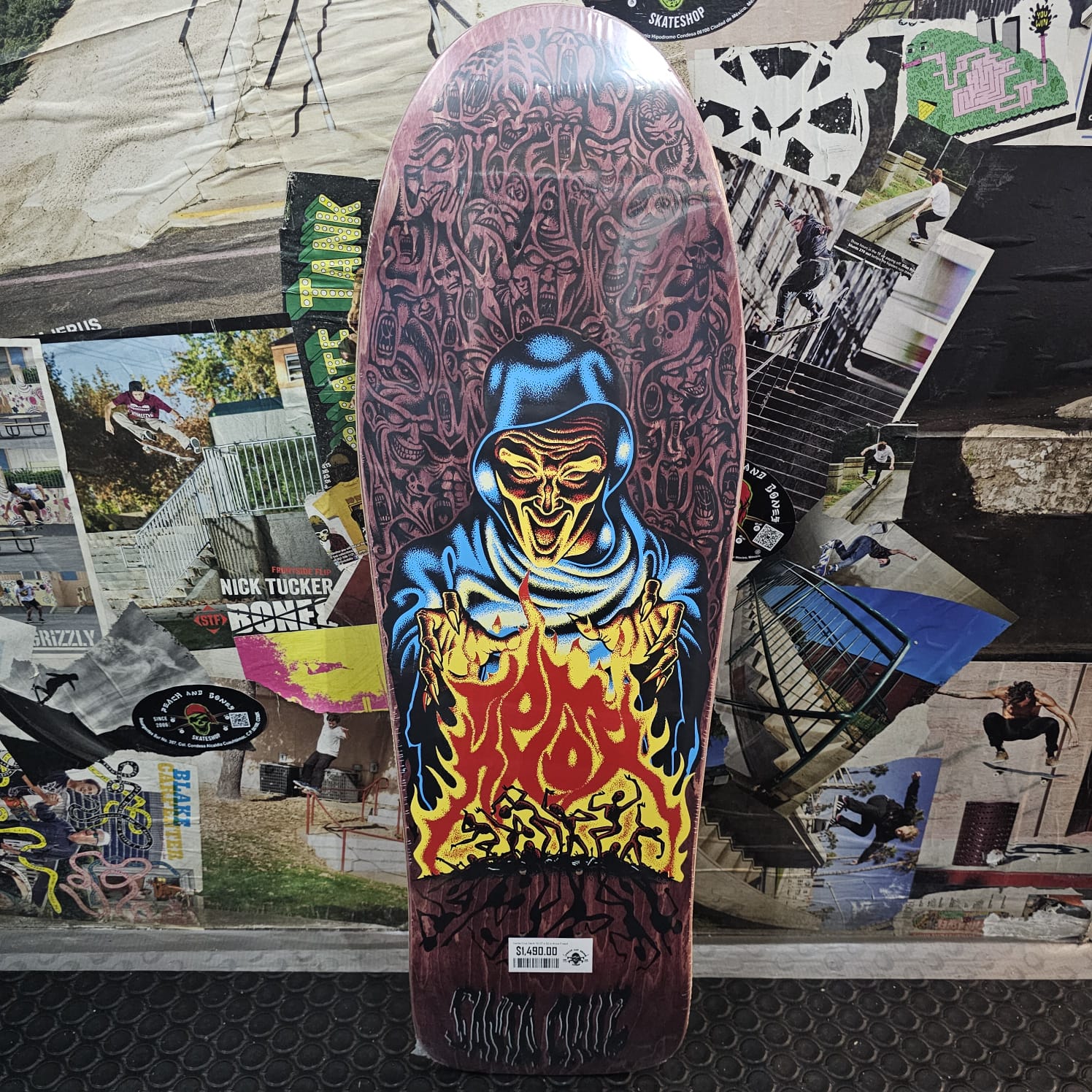 TABLA SANTA CRUZ "KNOX FIREPIT REISSUE 10.07IN X 31.275IN"