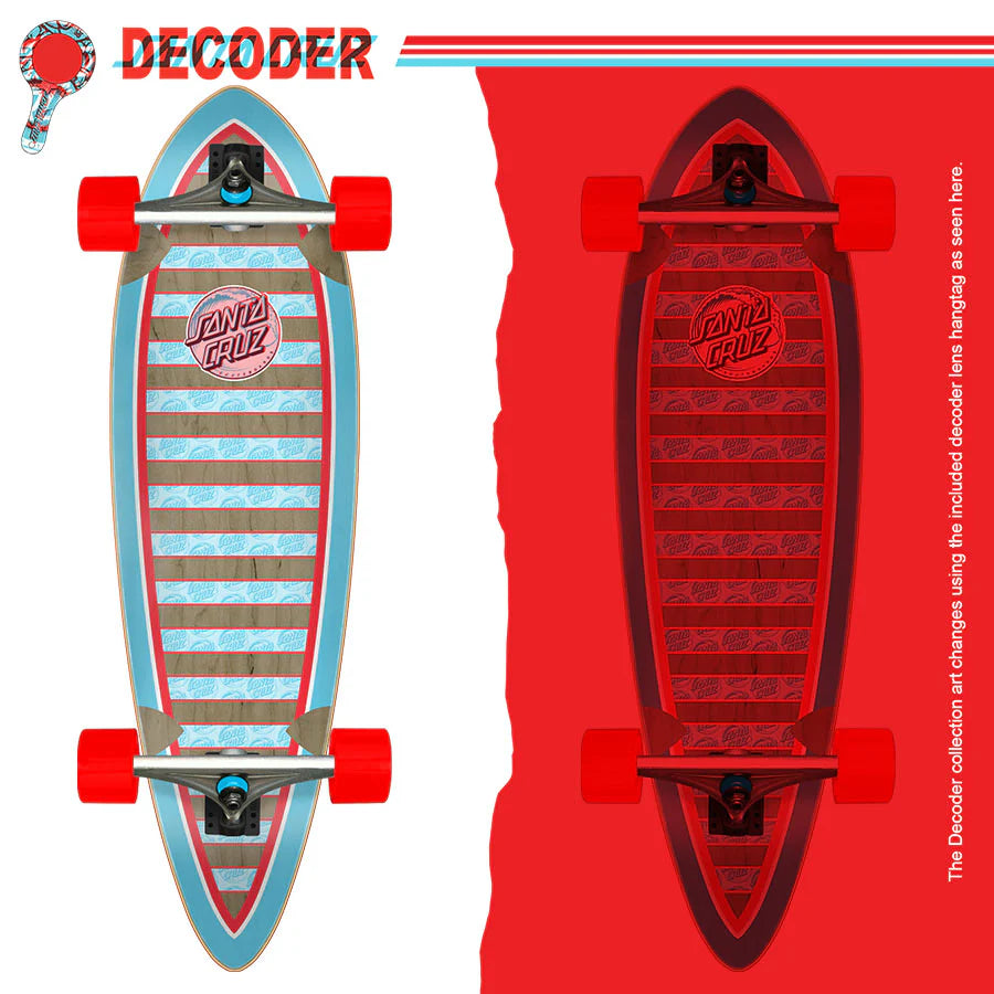 Tabla Completa "Decoder Wave 9.20in x 33in Pintail Cruzer Santa Cruz"