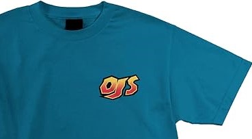 Playera "OJ Glass S/S Regular T-Shirt Galapagos Blue Unisex"