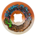 Llantas "56mm Hairballs 50-50 White Orange 95a Slime Balls Wheels"