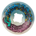 Llantas "54mm Hairballs 50-50 White Teal 95a Slime Balls Wheels"
