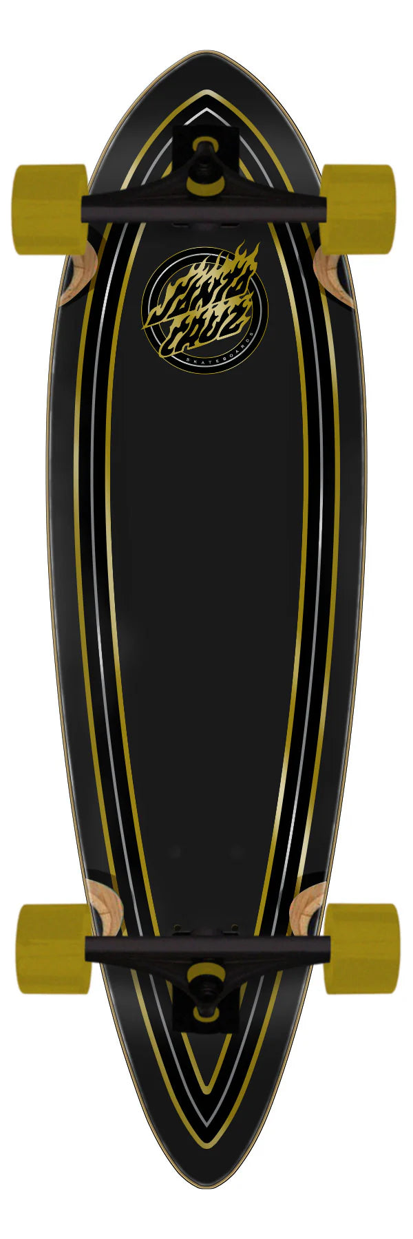 Tabla Longboard "Holo Flame Dot 9.20in x 33in Pintail Cruzer Santa Cruz"