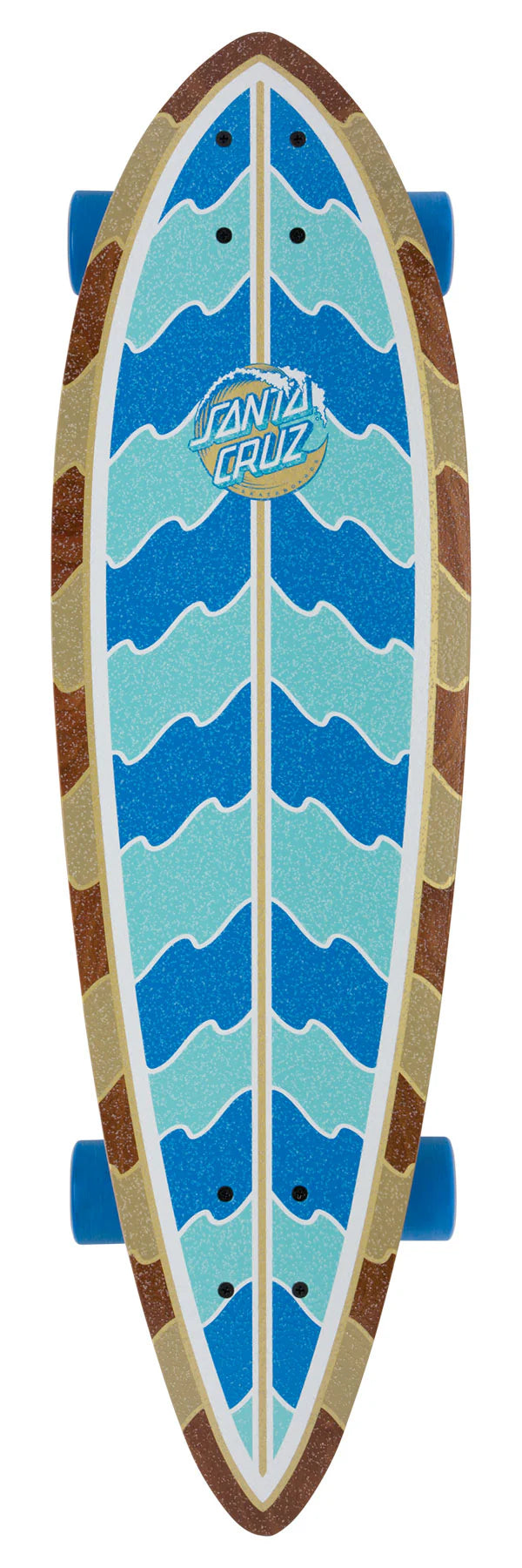 Tabla Longboard "Stipple Wave Dot 9.20in x 33in Pintail Cruzer Santa Cruz"
