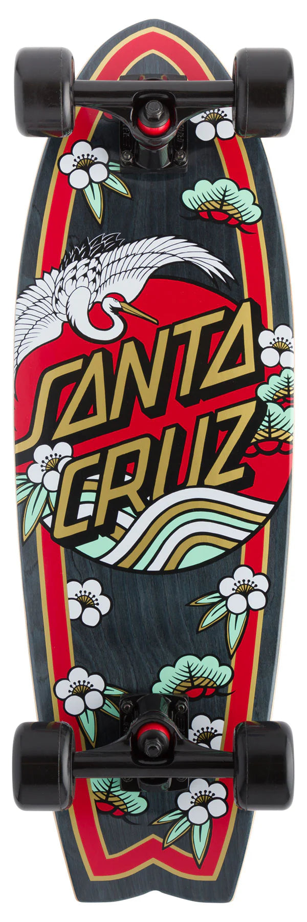 Tabla Completa "Crane Dot 8.8in x 27.7in Shark Cruzer Santa Cruz"