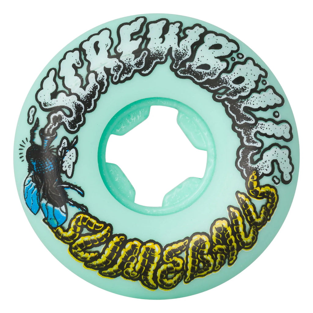 Llantas "53mm Screw Balls Speed Balls Green 99a Slime Balls Wheels"