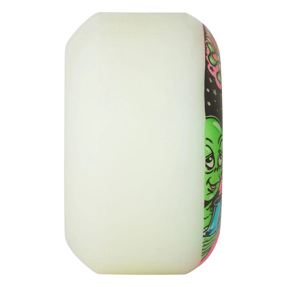 LLantas "57mm Saucers White 99a Slime Balls Wheels"