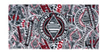 BTG Pattern TOALLA Black/Red OS Unisex Independent