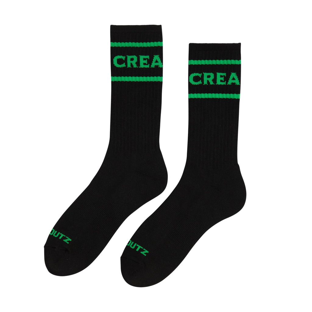 CALCETAS "BURNOUTZ CREW SOCKS BLACK 9-11 1 PAIR MENS CREATURE"