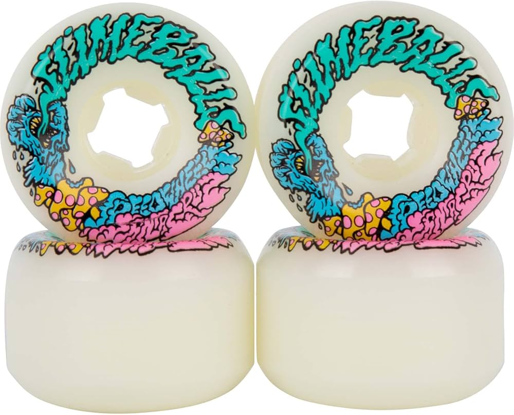 Llantas "54mm Vomit Mini White 97a Slime Balls Wheels"
