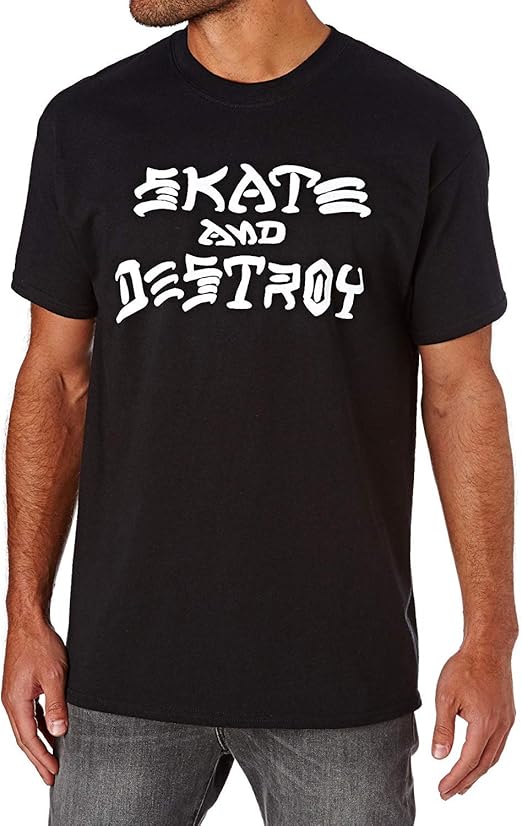 Playera "Skate And Destroy Black T-Shirt"