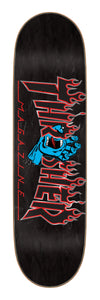 Tabla "Thrasher Screaming Flame Logo 8.5in x 32.2in Santa Cruz Decks"