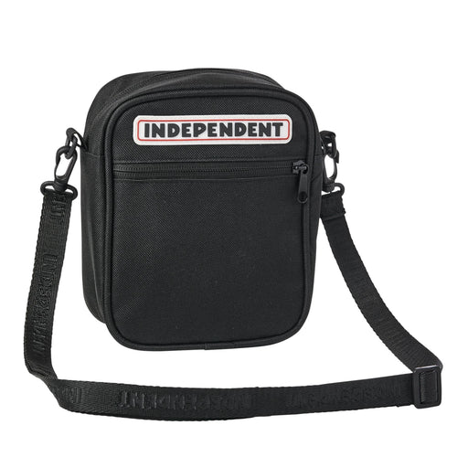 Bar Logo Side Bag Black OS Unisex Independent