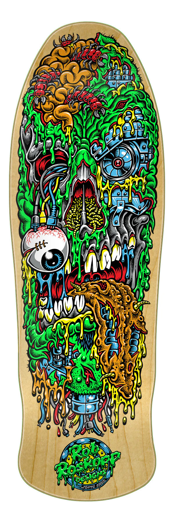 TABLA "ROSKOPP FACE THREE REISSUE 9.9IN X 30.8IN SANTA CRUZ DECKS"