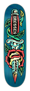 Tabla "Dressen Rose Dagger Pro 8.7in x 31.825in Santa Cruz Decks"