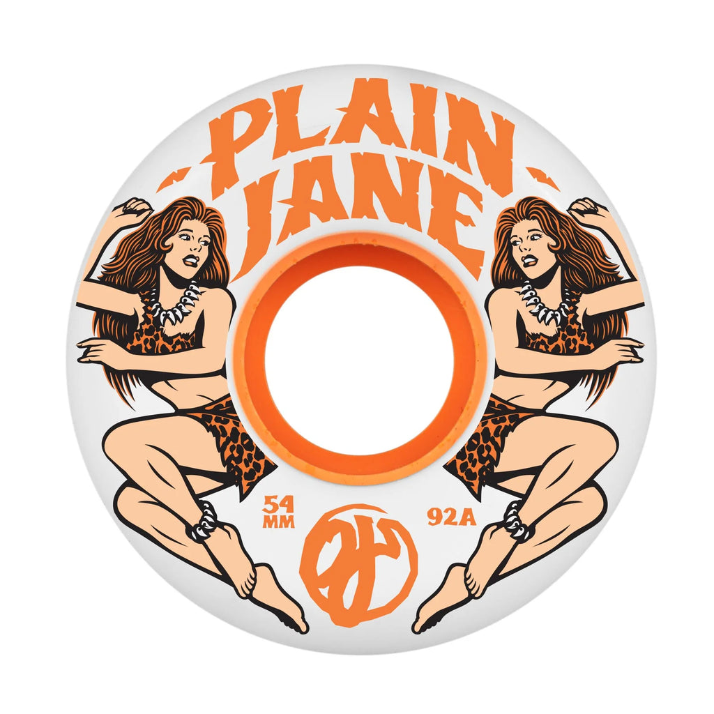 Llantas "54mm Plain Jane Jungle Keyframe White 92a OJ Wheels"