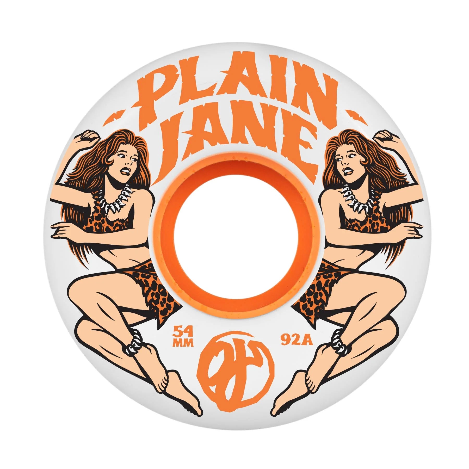 Llantas "54mm Plain Jane Jungle Keyframe White 92a OJ Wheels"