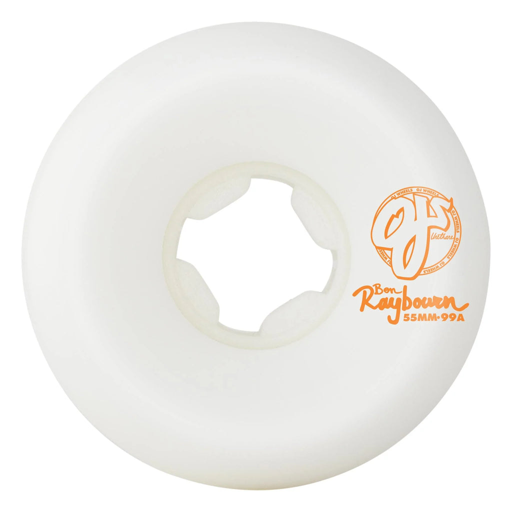 Llantas "55mm Ben Raybourn Hat 2 Original White Hardline 99a OJ Wheels"