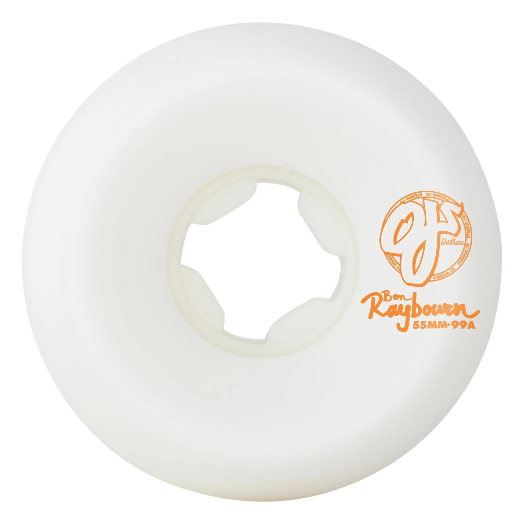 Llantas "55mm Ben Raybourn Hat 2 Original White Hardline 99a OJ Wheels"