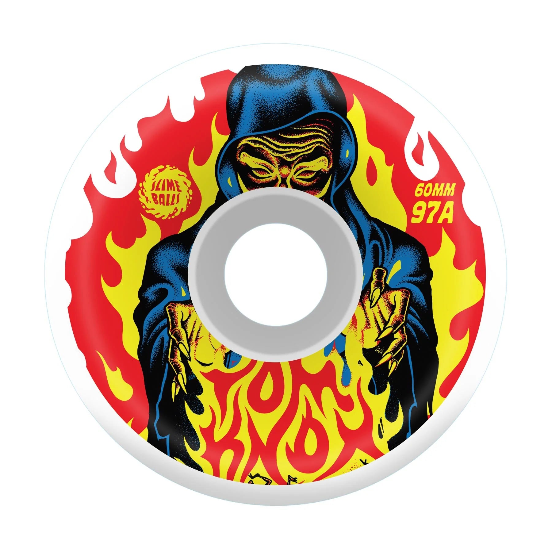 Llantas "60mm Tom Knox Reissue Vomits White 97a Slime Balls Wheels"