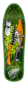 Tabla "Meek Pinstripe Slasher Green Pro 9.23in x 31.67in Santa Cruz Decks"