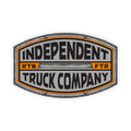 Stickers "ITC Curb Clear Mylar Sticker Grey/Orange 5 in x 3.25 Independent"