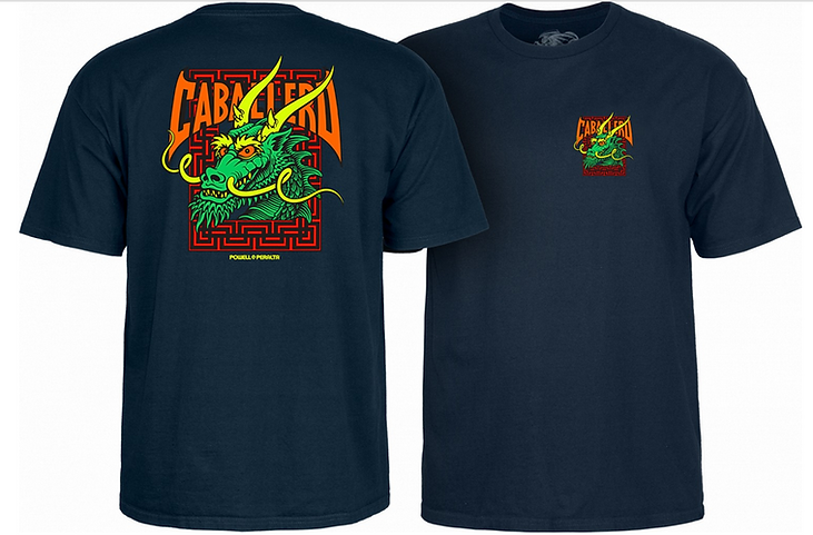 Playera "T-Shirt P/P Caballero Street Dragon Navy"