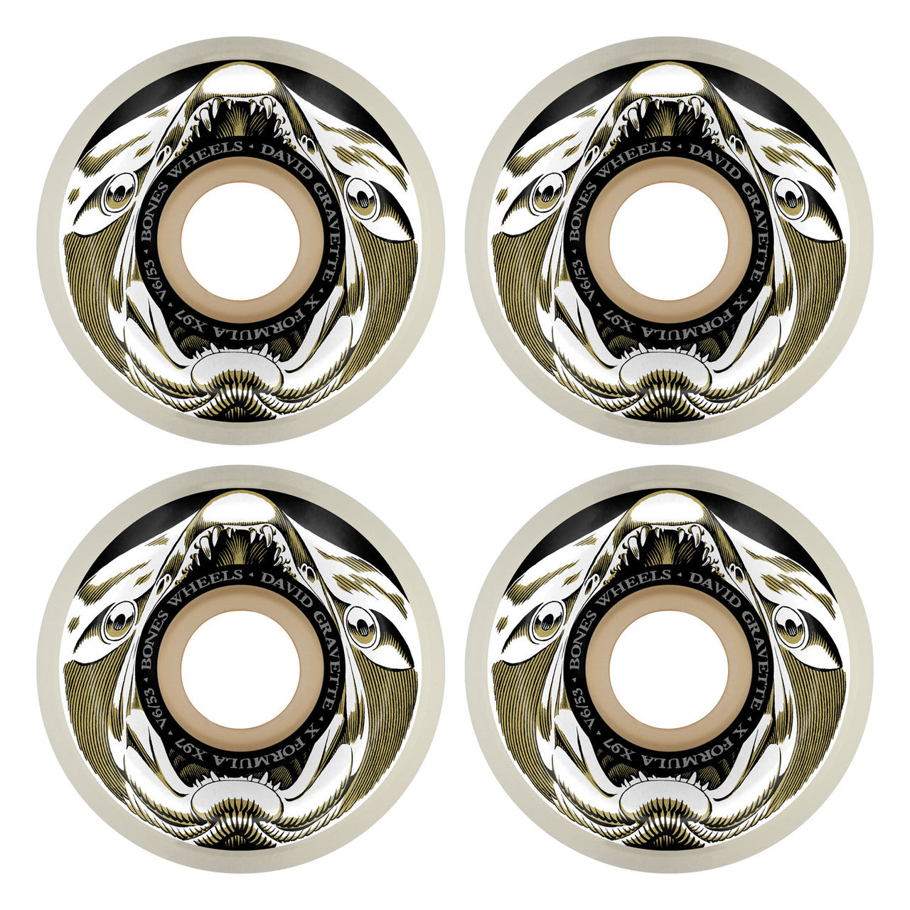 Llantas "Gravette Salmon Illa 53mm V6 Widecut X-Formula 97A 4PK"