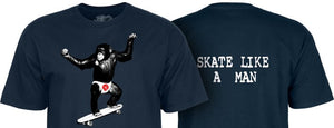 Playera "T-SH PP Skate Chimp Navy "