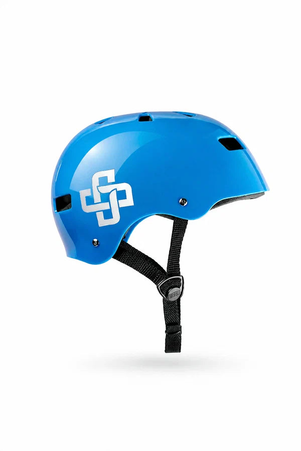 Casco Niggli pro azul brillante chico